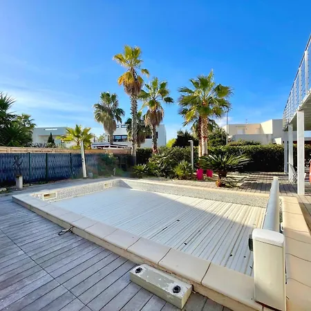 Moderne A Sete: Piscine Privee, A 200m, Clim, Wifi - Fr-1-338-334 * Sète